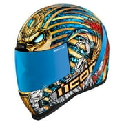 Icon Airform Pharaoh Motorcycle Helmet Gold SM